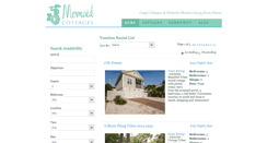 Desktop Screenshot of bookings.mermaidcottages.com