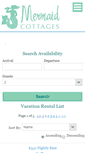 Mobile Screenshot of bookings.mermaidcottages.com